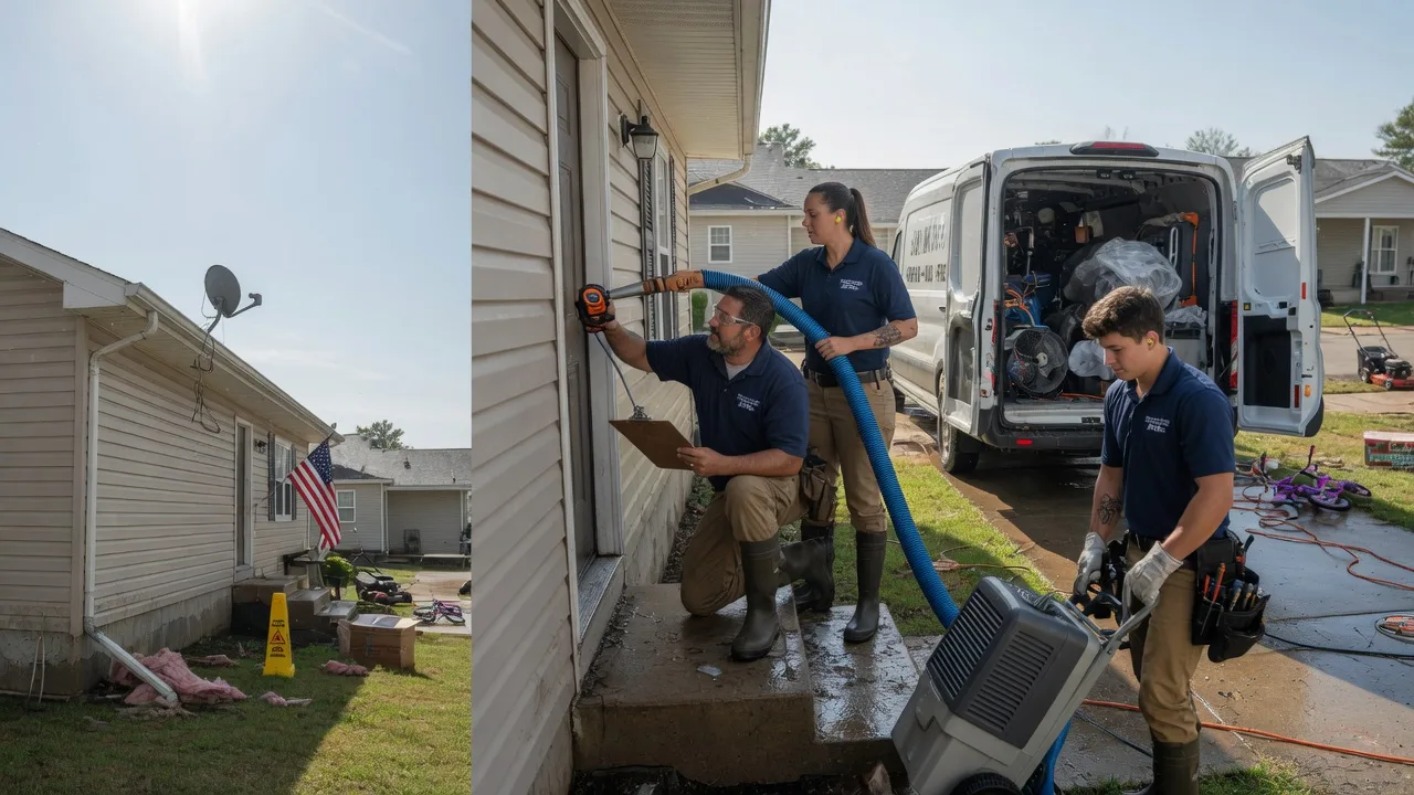 Ceiling Water Damage Restoration in Thompsonville, IL near me